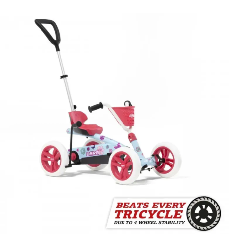 Веломобиль  BERG Buzzy Bloom 2-in-1 Розово-белый - фото №6